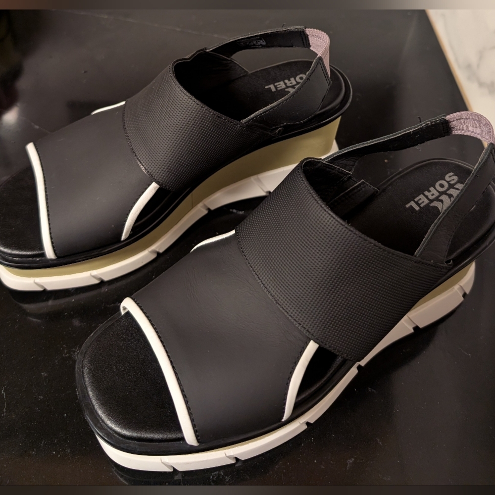 Sorel Women's Joanie III Slingback Wedge Sandals Size 9 MSRP $130 - Picture 7 of 13